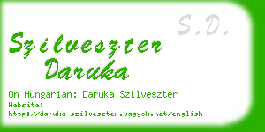 szilveszter daruka business card